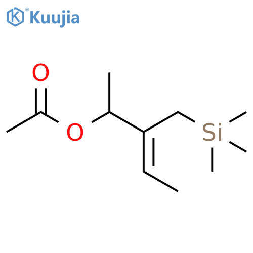 3-Penten-2-ol, 3-[(trimethylsilyl)methyl]-, acetate, (Z)- structure