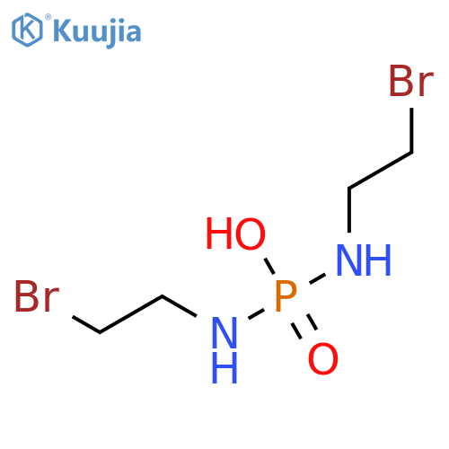 bis[(2-bromoethyl)amino]phosphinic acid structure