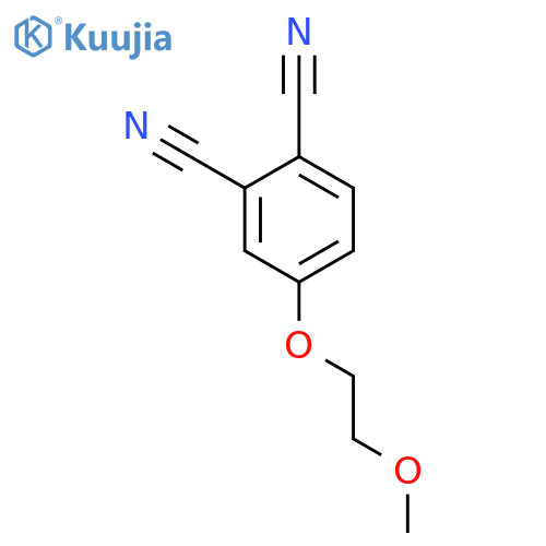 1,2-Benzenedicarbonitrile, 4-(2-methoxyethoxy)- structure