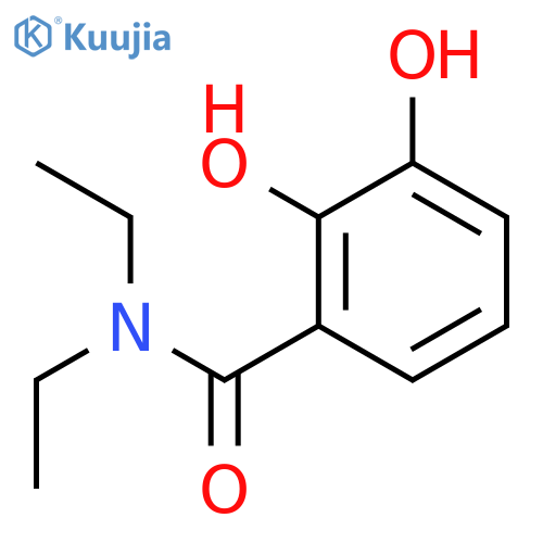 Benzamide,N,N-diethyl-2,3-dihydroxy- structure