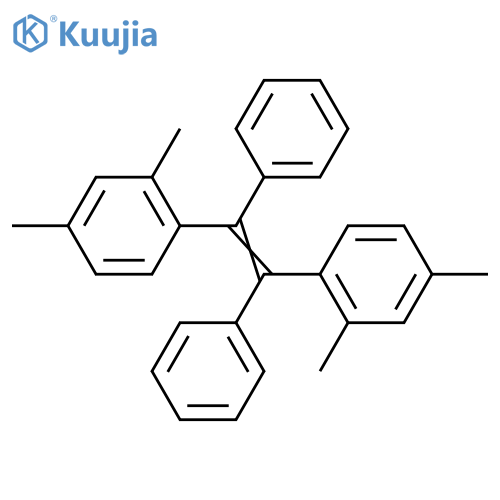 Benzene, 1,1'-(1,2-diphenyl-1,2-ethenediyl)bis[2,4-dimethyl- structure