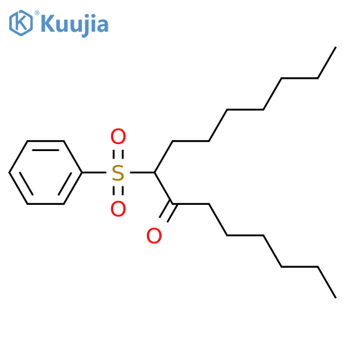 7-Pentadecanone, 8-(phenylsulfonyl)- structure