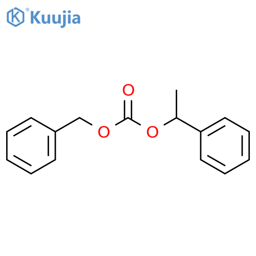 Carbonic acid, 1-phenylethyl phenylmethyl ester structure