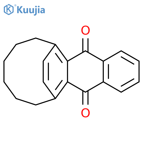 7H,8H-6,13-Ethenocyclodeca[b]naphthalene-5,14-dione, 9,10,11,12-tetrahydro- structure