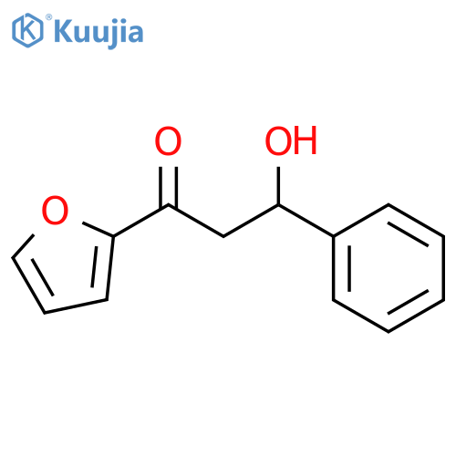 1-Propanone, 1-(2-furanyl)-3-hydroxy-3-phenyl- structure