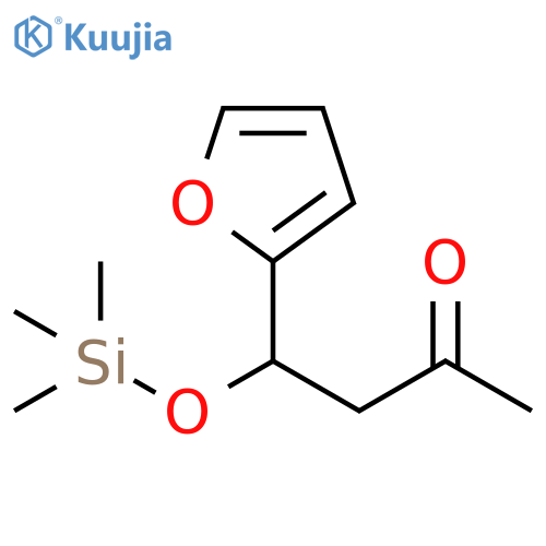 2-Butanone, 4-(2-furanyl)-4-[(trimethylsilyl)oxy]- structure