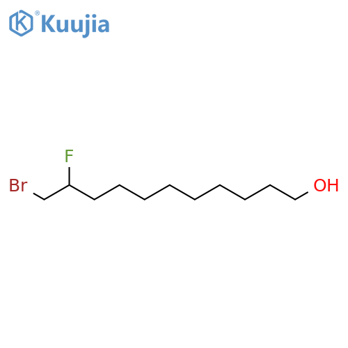 1-Undecanol, 11-bromo-10-fluoro- structure