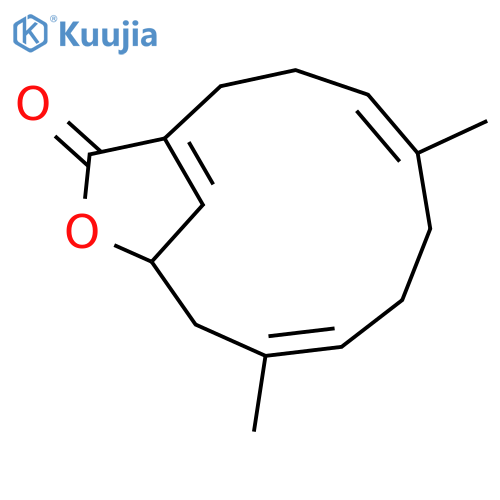 12-Oxabicyclo[9.2.1]tetradeca-1(14),4,8-trien-13-one, 5,9-dimethyl-, (4E,8E)- (9CI) structure