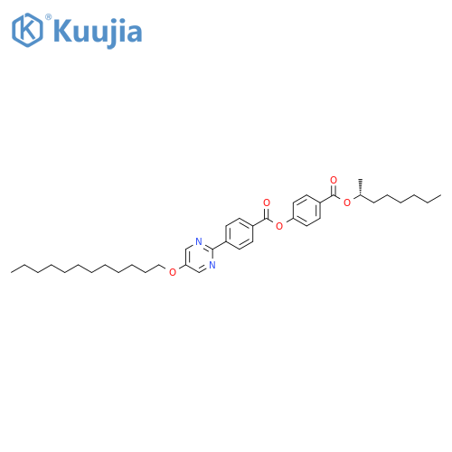 Benzoic acid, 4-[5-(dodecyloxy)-2-pyrimidinyl]-, 4-[[(1-methylheptyl)oxy]carbonyl]phenyl ester, (R)- (9CI) structure