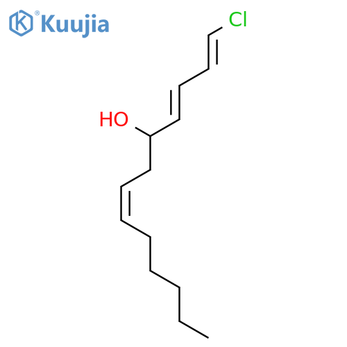 1,3,7-Tridecatrien-5-ol, 1-chloro-, (E,E,Z)-(±)- structure