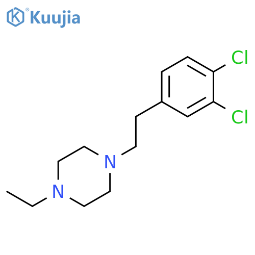 1-[2-(3,4-Dichlorophenyl)ethyl]-4-ethylpiperazine structure