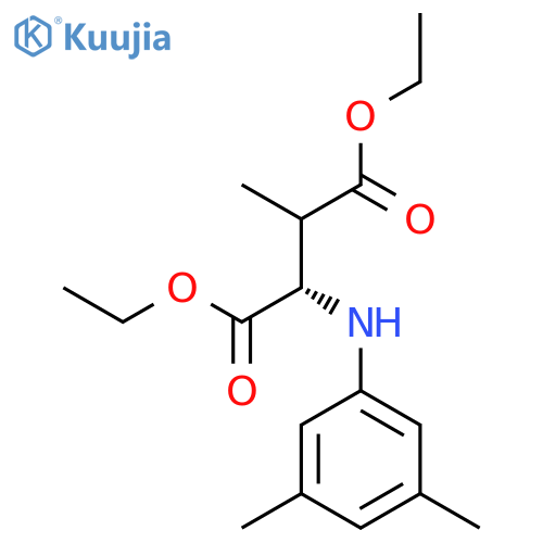 Aspartic acid, N-(3,5-dimethylphenyl)-3-methyl-, diethyl ester structure