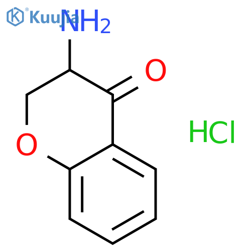 3-amino-3,4-dihydro-2H-1-benzopyran-4-one hydrochloride structure