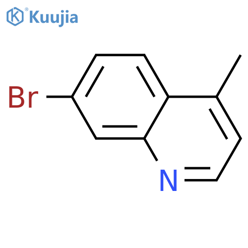 7-Bromo-4-methylquinoline structure