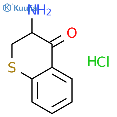 3-amino-3,4-dihydro-2H-1-benzothiopyran-4-one hydrochloride structure
