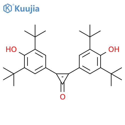 2-Cyclopropen-1-one,2,3-bis[3,5-bis(1,1-dimethylethyl)-4-hydroxyphenyl]- structure