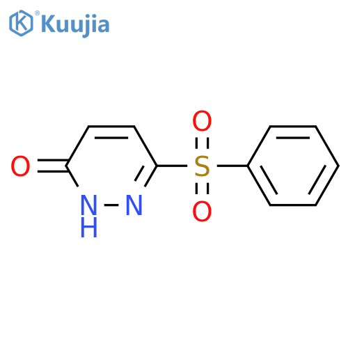 3-(benzenesulfonyl)-1H-pyridazin-6-one structure