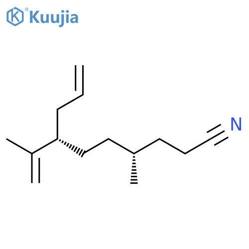 9-Decenenitrile, 4-methyl-7-(1-methylethenyl)-, (R*,S*)- structure