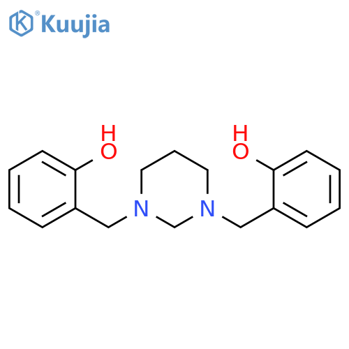 Phenol, 2,2'-[(dihydro-1,3(2H,4H)-pyrimidinediyl)bis(methylene)]bis- structure
