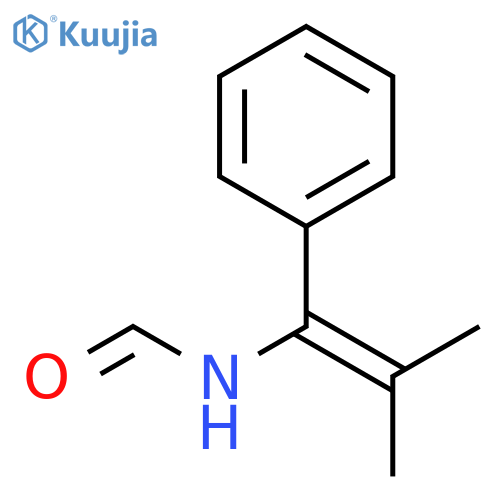 Formamide, N-(2-methyl-1-phenyl-1-propenyl)- structure