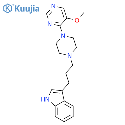 1H-Indole, 3-[3-[4-(5-methoxy-4-pyrimidinyl)-1-piperazinyl]propyl]- structure