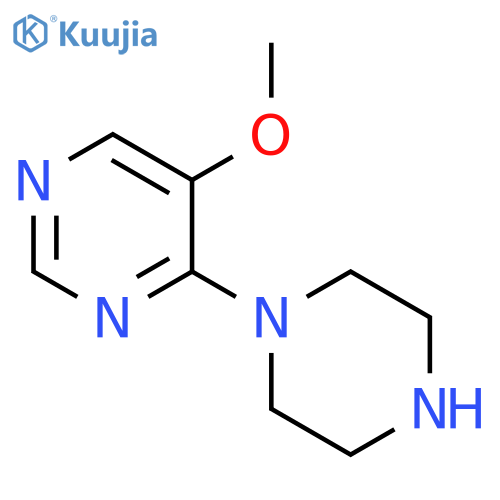 5-Methoxy-4-(piperazin-1-yl)pyrimidine structure