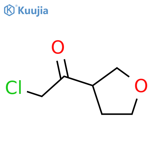 2-chloro-1-(oxolan-3-yl)ethan-1-one structure