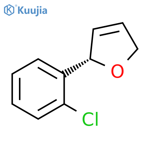 Furan, 2-(2-chlorophenyl)-2,5-dihydro-, (S)- structure