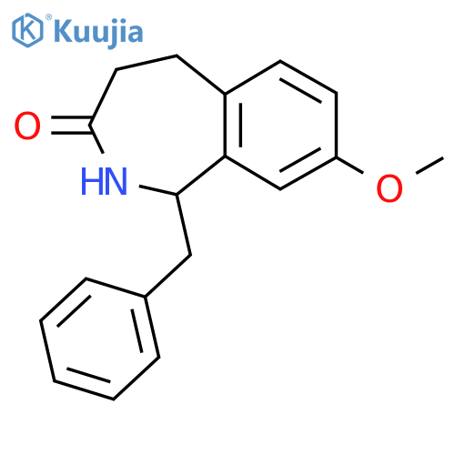 1-Benzyl-8-methoxy-4,5-dihydro-1H-benzo[C]azepin-3(2H)-one structure