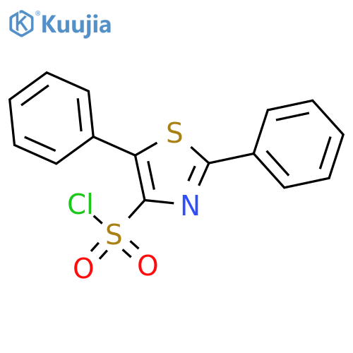 4-Thiazolesulfonyl chloride, 2,5-diphenyl- structure