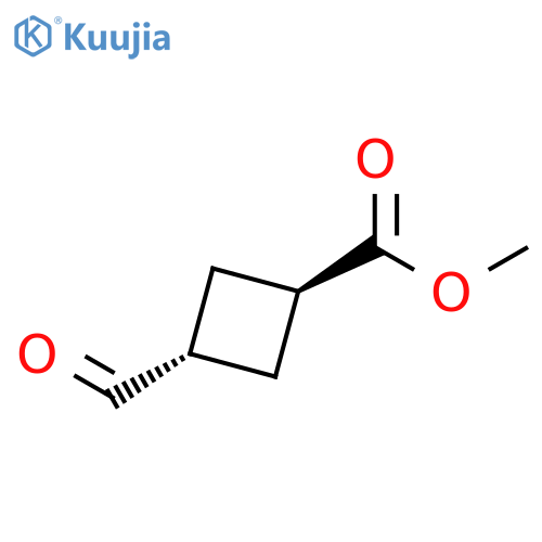 methyl trans-3-formylcyclobutanecarboxylate structure