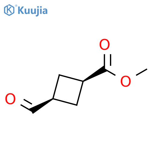 methyl cis-3-formylcyclobutanecarboxylate structure