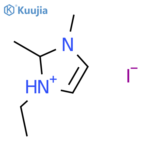 1H-Imidazolium, 1-ethyl-2,3-dimethyl-, iodide structure