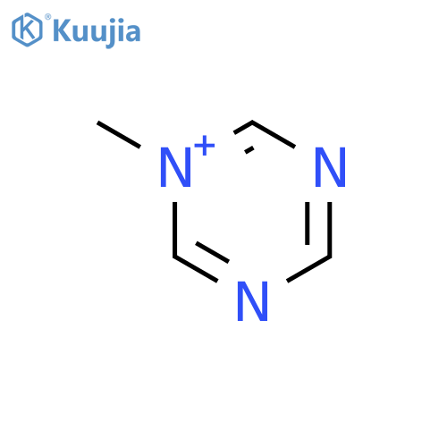 1,3,5-Triazinium, 1-methyl- structure