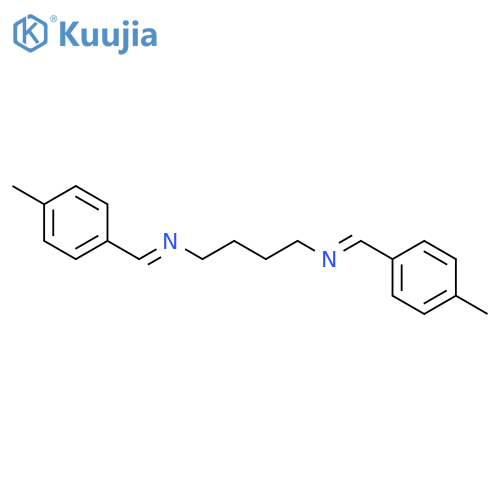 1,4-Butanediamine, N,N'-bis[(4-methylphenyl)methylene]- structure