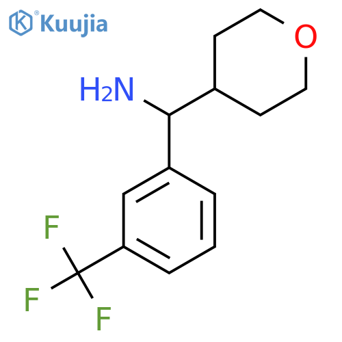 (oxan-4-yl)3-(trifluoromethyl)phenylmethanamine structure