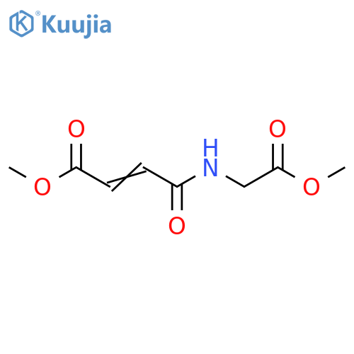 2-Butenoic acid, 4-[(2-methoxy-2-oxoethyl)amino]-4-oxo-, methyl ester structure