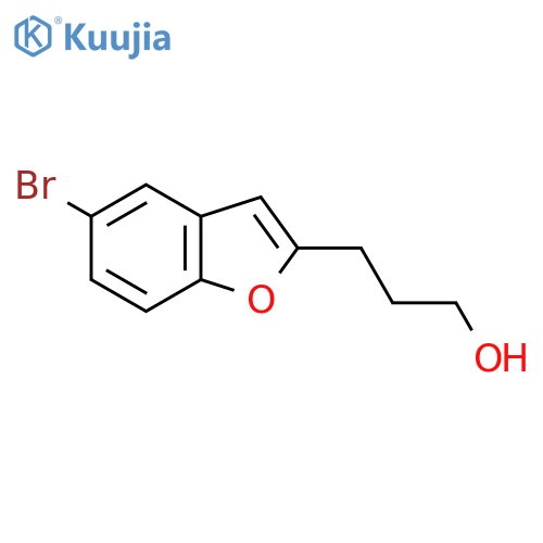 3-(5-Bromo-1-benzofuran-2-yl)-1-propanol structure