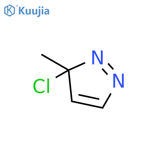 3H-Pyrazole, 3-chloro-3-methyl- structure