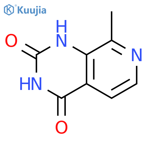 Pyrido[3,4-d]pyrimidine-2,4(1H,3H)-dione, 8-methyl- structure