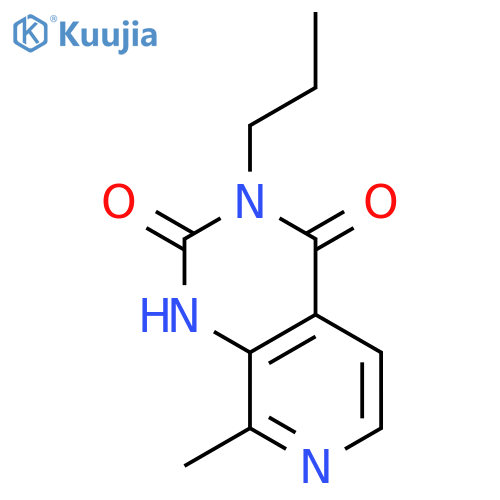 Pyrido[3,4-d]pyrimidine-2,4(1H,3H)-dione, 8-methyl-3-propyl- structure