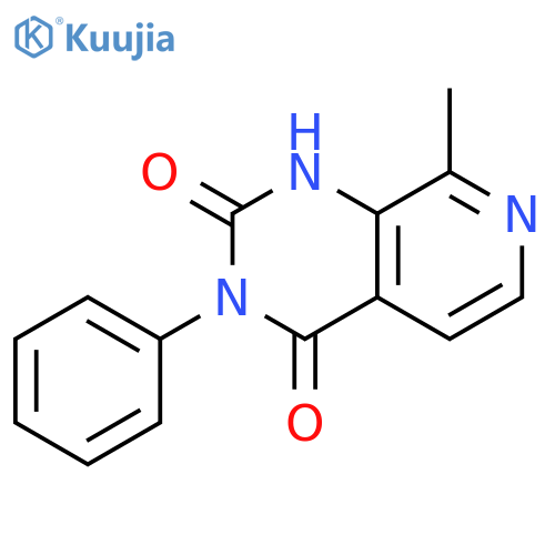 Pyrido[3,4-d]pyrimidine-2,4(1H,3H)-dione, 8-methyl-3-phenyl- structure