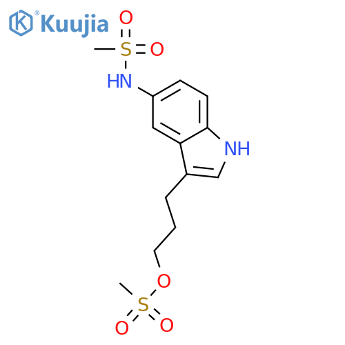 Methanesulfonamide, N-[3-[3-[(methylsulfonyl)oxy]propyl]-1H-indol-5-yl]- structure