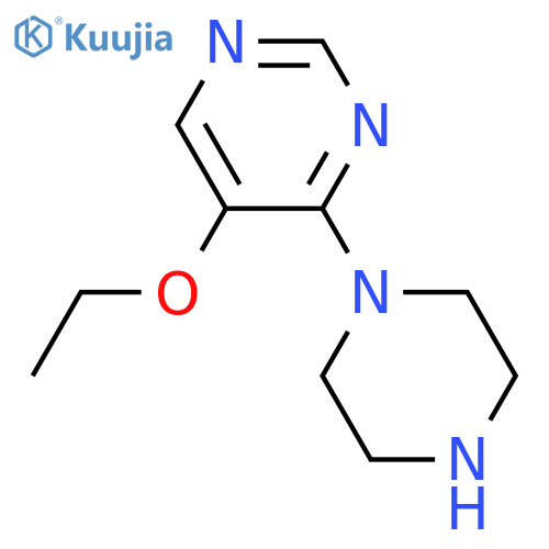 5-ethoxy-4-(1-piperazinyl)-Pyrimidine structure