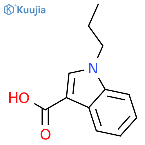 1-propyl-1H-indole-3-carboxylic acid structure