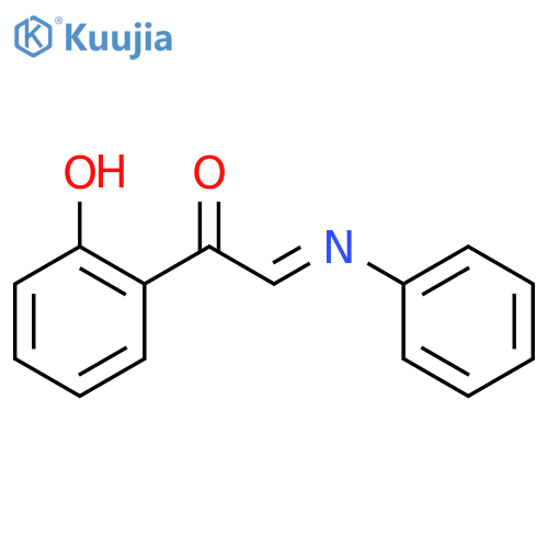 Ethanone, 1-(2-hydroxyphenyl)-2-(phenylimino)- structure