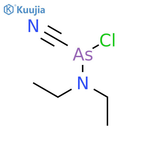 Arsenamidocyanidous chloride, diethyl- structure