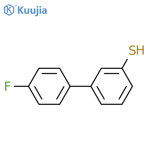 3-(4-fluorophenyl)benzenethiol structure