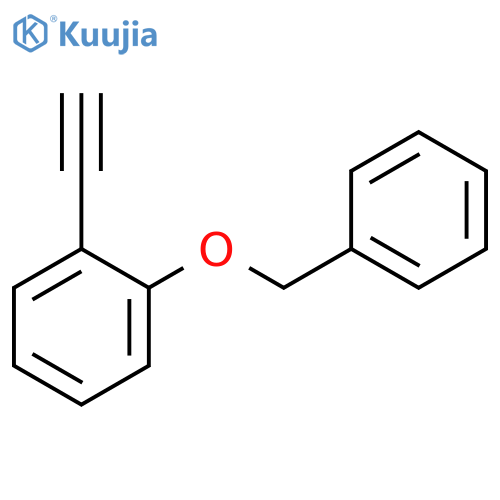 1-(benzyloxy)-2-ethynylbenzene structure