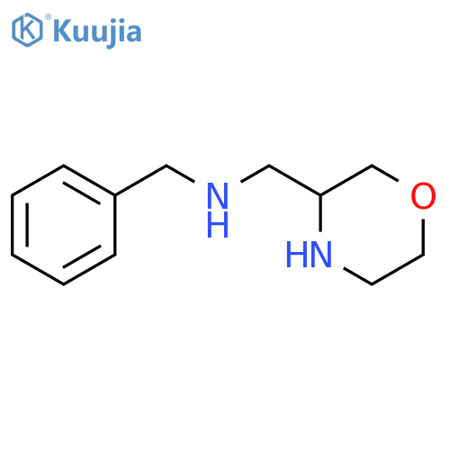 3-Morpholinemethanamine, N-(phenylmethyl)-, (±)- structure
